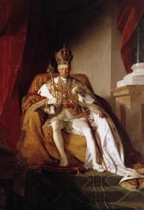 Emperor Franz I Of Austria In His Coronation Robes 1832