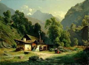 Blacksmith's House in a Valley