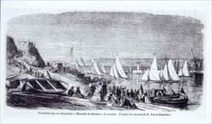 The first regattas at Marseilles