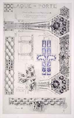 Design for door ornamentation