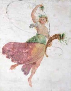 Young Dancer with a Cornucopia and a Bunch of Grapes