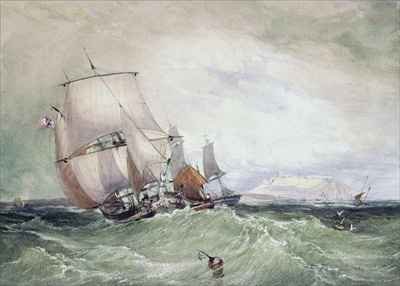 View of Scarborough, with a Collier Brig