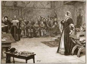 Trial of Mary Queen of Scots in Fotheringay Castle