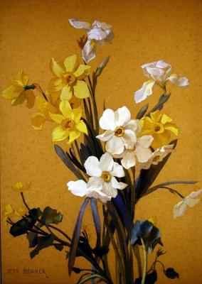 Still life with spring flowers