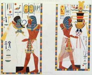 Two Murals from the Tombs of the Kings of Thebes, discovered by G. Belzoni