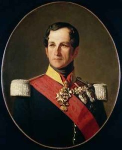 Portrait of Leopold I (1790-1865) of Saxe-Cobourg-Gotha in the Uniform of a Cuirassier