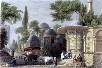 Fountain and Mosque of Chahzade