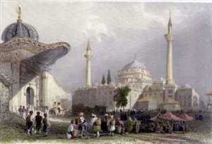 The Mosque of Bajazet with the Seraskier's Gate, Istanbul