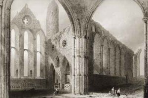 Interior of Hore Abbey, The Rock of Cashel, County Tipperary, Ireland