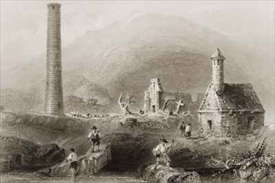 The Ruins at Glendalough, County Wicklow, Ireland