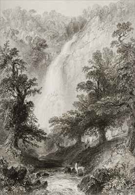 The Waterfall, Powerscourt, County Wicklow, Ireland