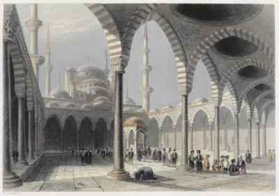 The Court of the Mosque of Sultan Achmet, Istanbul