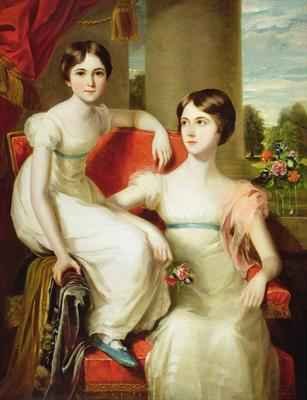 Portrait of Lady Caroline Augusta (d.1898) and Lady Henrietta (d.1860) Pelham-Clinton