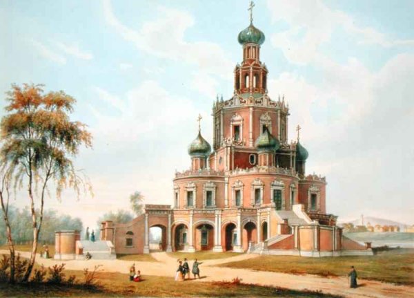 The Protection of the Virgin Church in Moscow