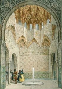 The Room of the Two Sisters in the Alhambra, Granada