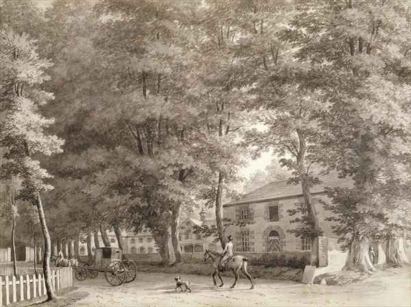 View of the Stables on Lord Fitzwilliam's Mount Merrion estate, near Dublin