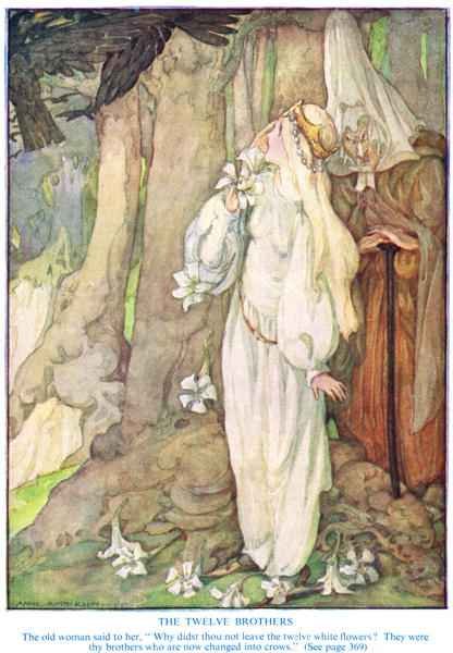 Illustration from 'The Twelve Brothers'