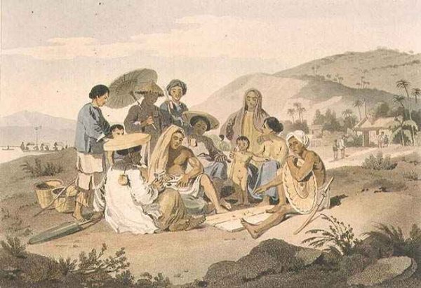 A Group of Cochin Chinese