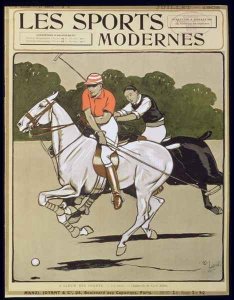 Polo, front cover of 'Les Sports Modernes' Magazine