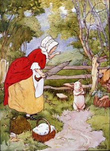 Illustration from 'The Beautiful Book of Nursery Rhymes, Stories and Pictures' 2