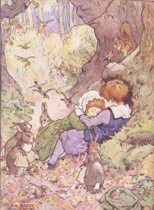 Babes in the Wood from 'My Nursery Story Book'