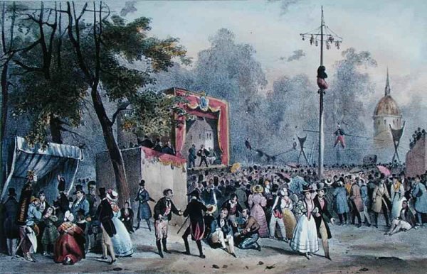 The 'Fete de Roi' at the Champs-Elysees, Paris