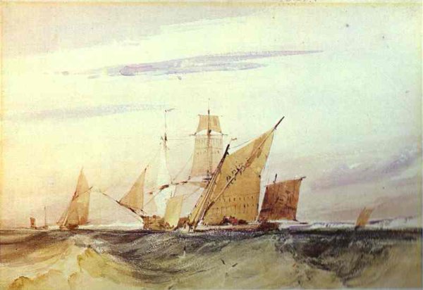 Shipping Off The Coast Of Kent