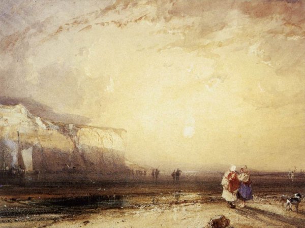 Sunset In The Pays De Caux 1828