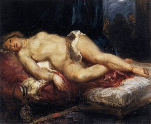 Odalisque Reclining on a Divan 1827-28