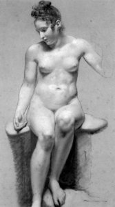 Seated Female Nude