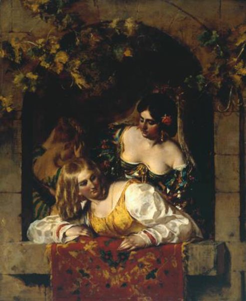 Window In Venice During A Fiesta