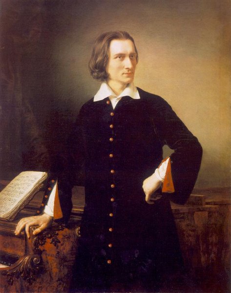 Portrait of Franz Liszt 1847