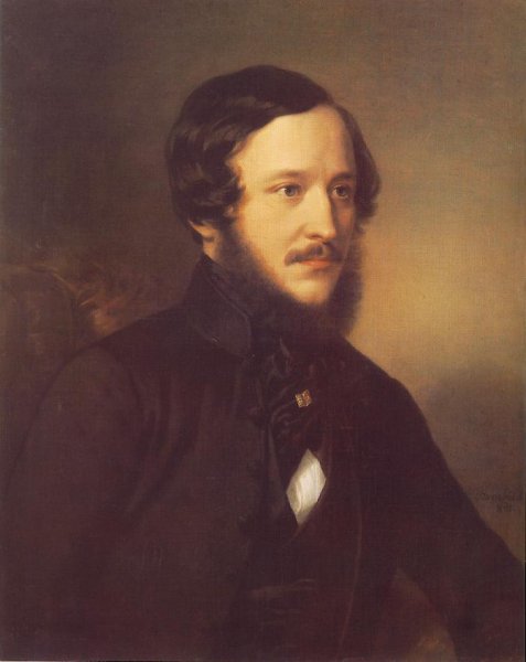 Portrait of József Eötvös 1845