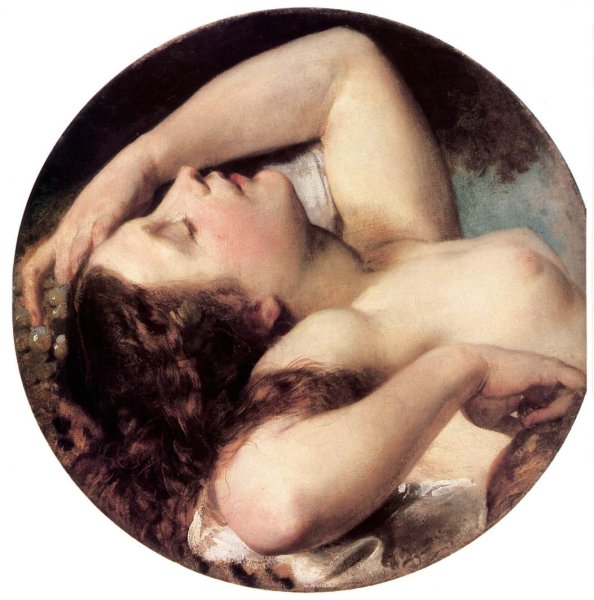 Sleeping Bacchante 1850-55