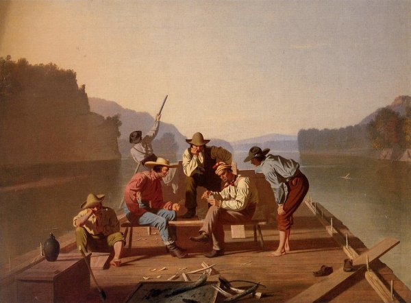 Raftsmen Playing Cards 1847