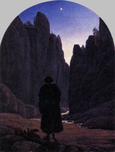 Pilgrim in a Rocky Valley c. 1820