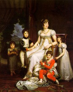 Caroline Murat and her Children 1808