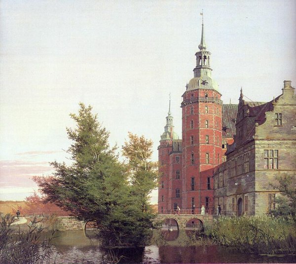 Frederiksborg Castle Seen from the Northwest  1836