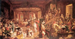 Merry Christmas in the Baron's Hall  1838