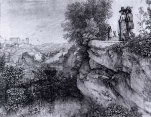 View of Salzburg and the Hohensalzburg Fortress fom the Monschberg 1818