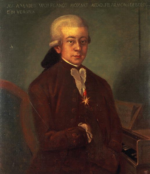 Portrait of Wolfgang Amadeus Mozart