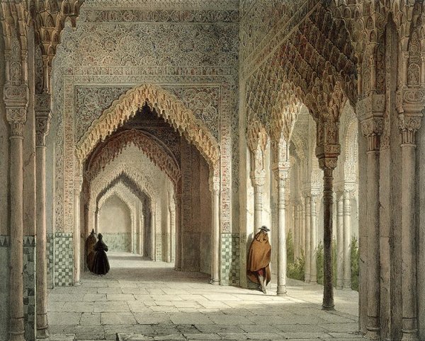 The Court Room of the Alhambra, Granada 1853