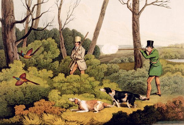 'Pheasant Shooting', pub. by Thomas McLean, 1820