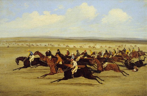 The 1850 Cambridgeshire Stakes- The Start