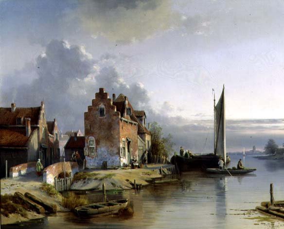 Belgian Riverside, 1858