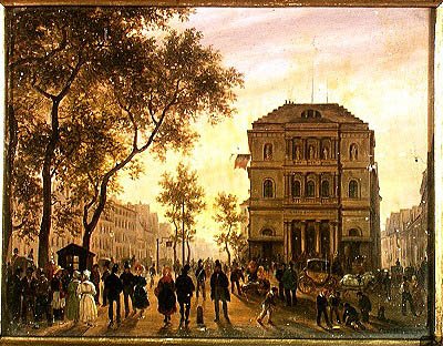 Boulevard Saint-Martin and the Theatre de l'Ambigu, 1830