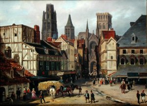 Place de la Haute-Vieille-Tour, Rouen, 1824