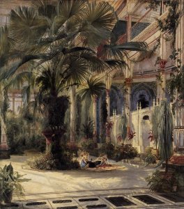 Interior of the Palm House at Potsdam, 1833