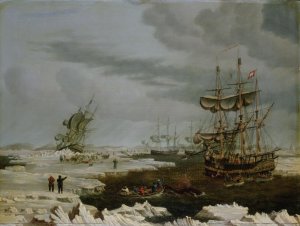 Hull Whalers in the Arctic 1822