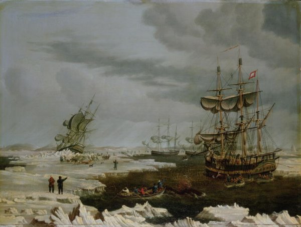 Hull Whalers in the Arctic 1822